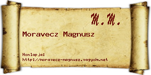 Moravecz Magnusz névjegykártya
